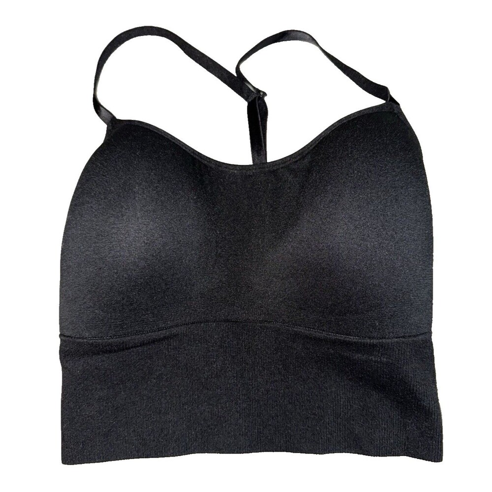 PINK Victoria's Secret Active Black Sports Bralette/Bra Women's Size Small DD